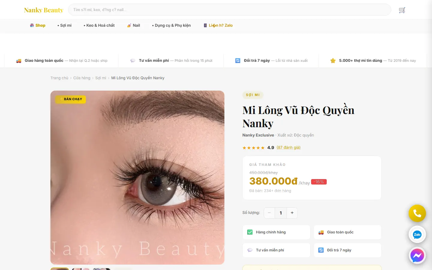 Nanky Beauty Supply: Chi tiết sản phẩm và đánh giá