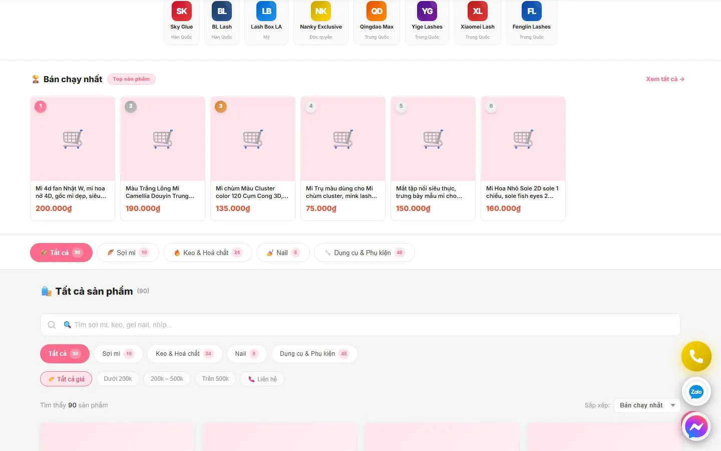 Nanky Beauty Supply: Thương hiệu, flash sale, sản phẩm bán chạy