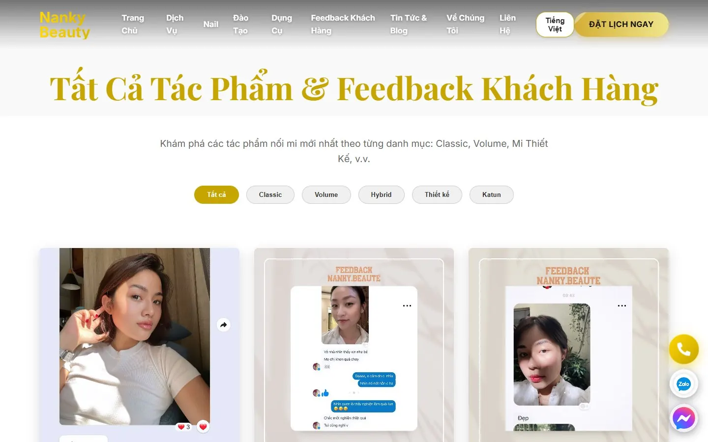 Nanky Beauty: Portfolio and customer feedback