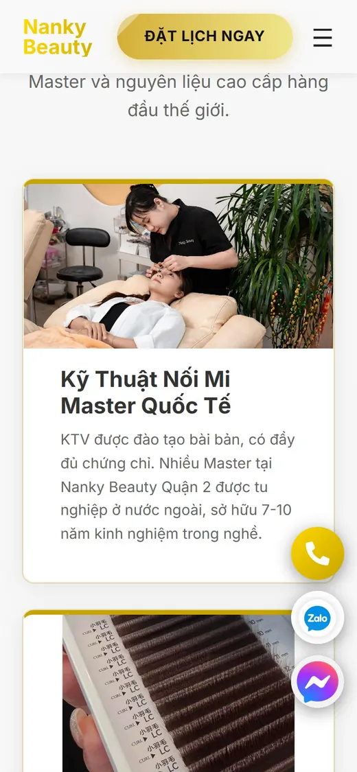 Nanky Beauty on mobile: Technicians
